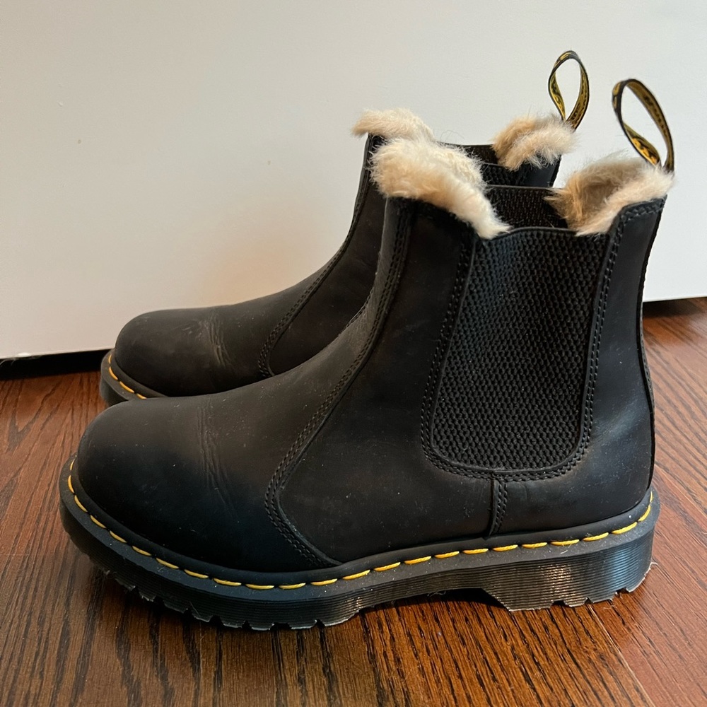 Dr. Martens Chelsea Boots with Fur